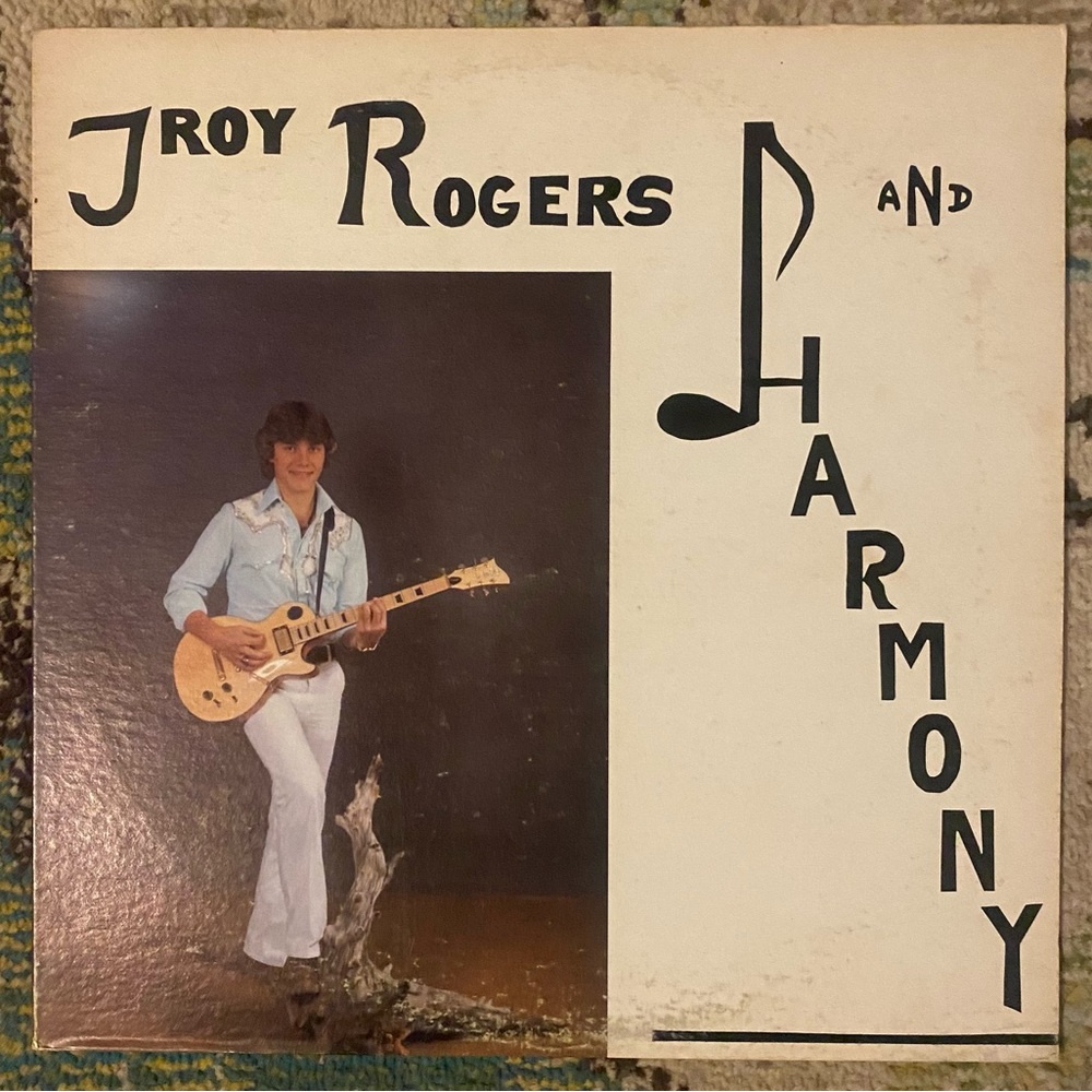 Troy Rogers and Harmony Rare Independent Print Bluegrass Gospel Vinyl Record VG+